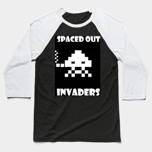 Space Invaders spaced out jfh copyrighted 2018 Baseball T-Shirt